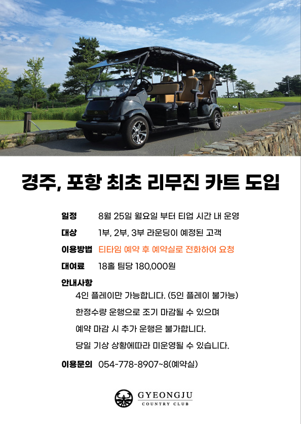 리무진카트도입